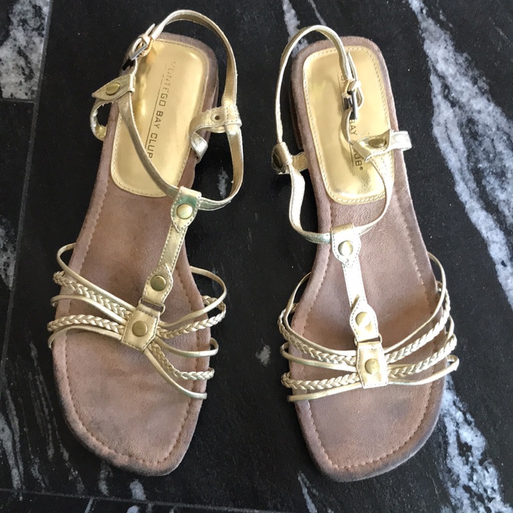 Gold Sandals
